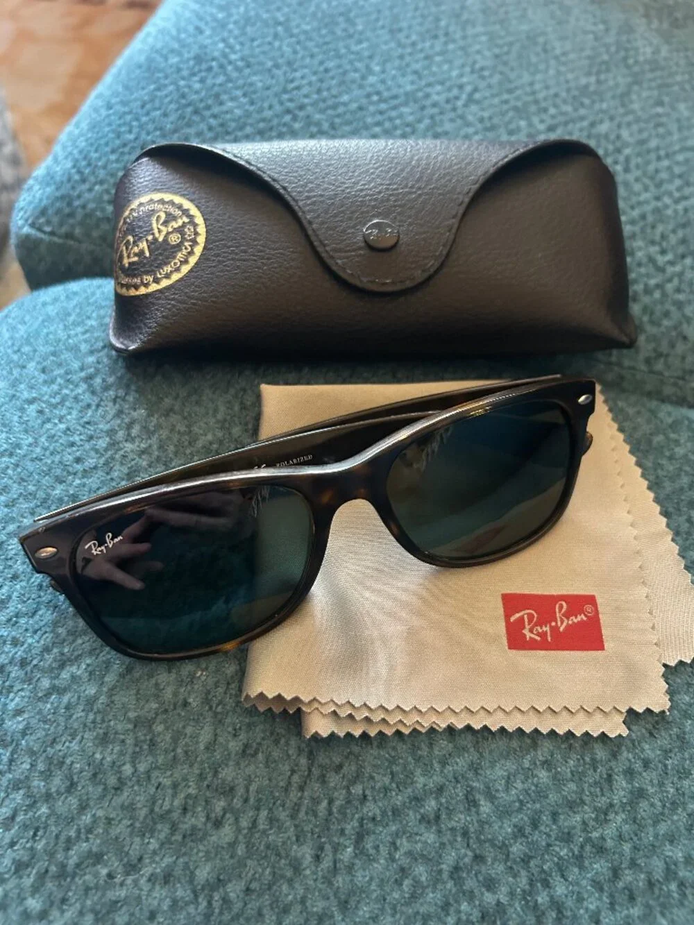 Ray-Ban RB2132 New Wayfarer Tortise 902/58 55 18 145 3p (New replacement lenses)